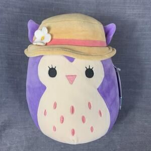 Squishmallow Holly The Owl Purple Spring Plush Bucket Hat With Tag READ MORE
